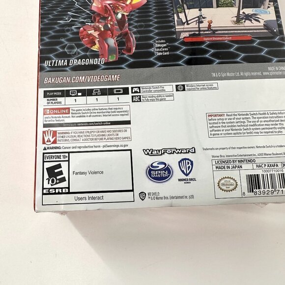 Bakugan: Champions of Vestroia DELUXE Edition (Nintendo Switch) Toy Included - Picture 4 of 9